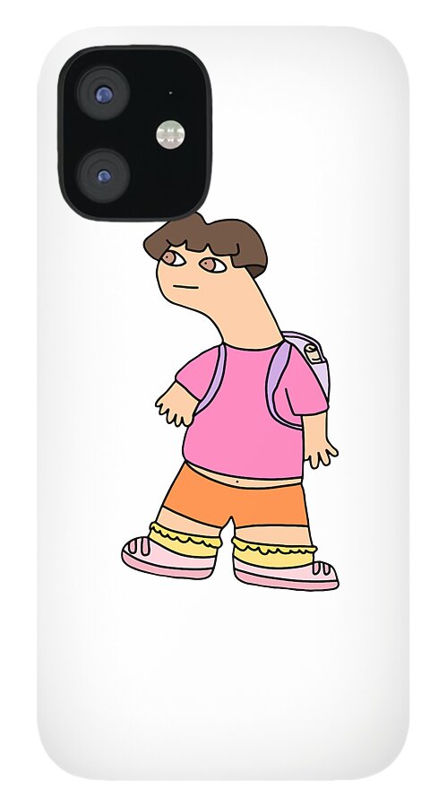 Funny Dora The Explorer iPhone 12 Case by Harold Doxey - Pixels