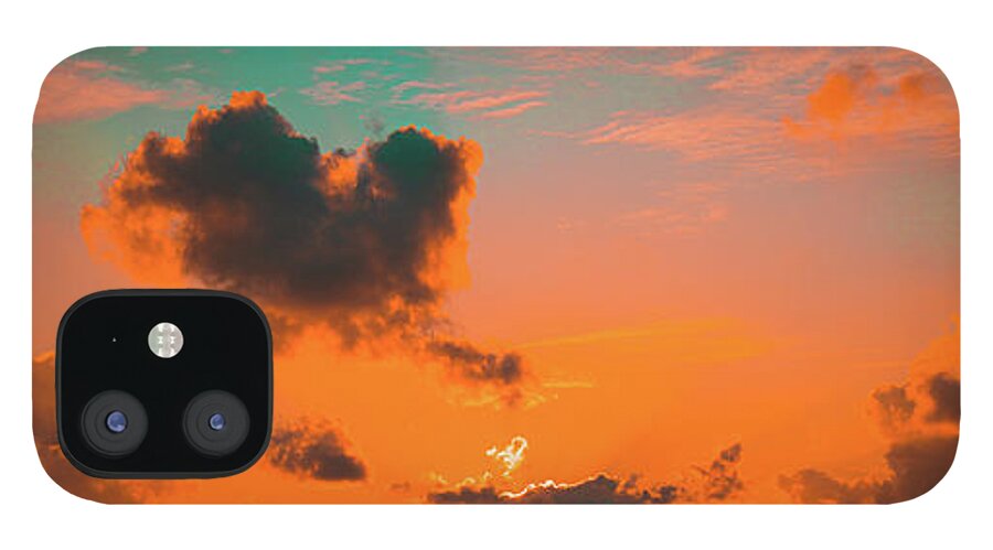 Nature iPhone 12 Case featuring the photograph Heart in the Sky by Go and Flow Photos