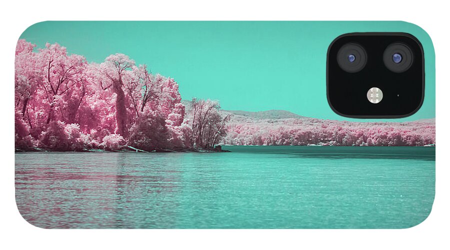 Infrared iPhone 12 Case featuring the photograph Hudson Valley in Brilliant Infrared by Auden Johnson