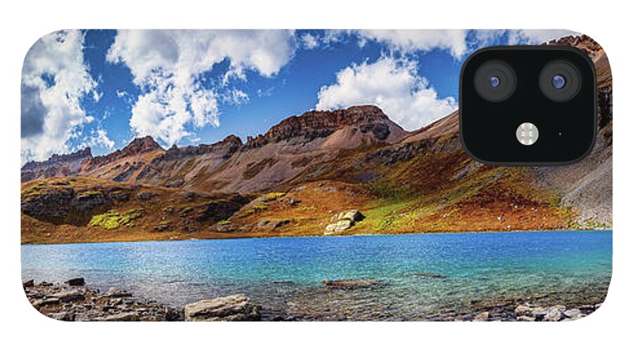 Ice Lake iPhone 12 Case featuring the photograph Ice Lake Panorama by Bradley Morris