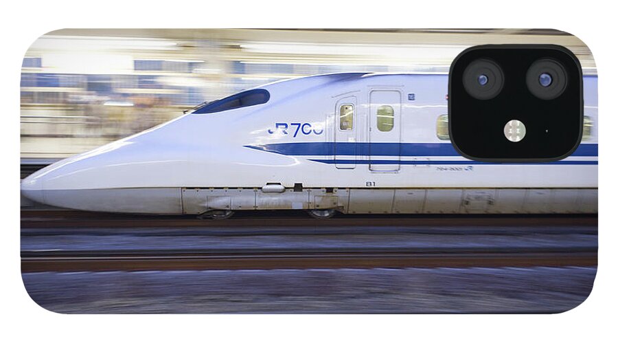 High iPhone 12 Case featuring the photograph JR700 Shinkansen by David L Moore
