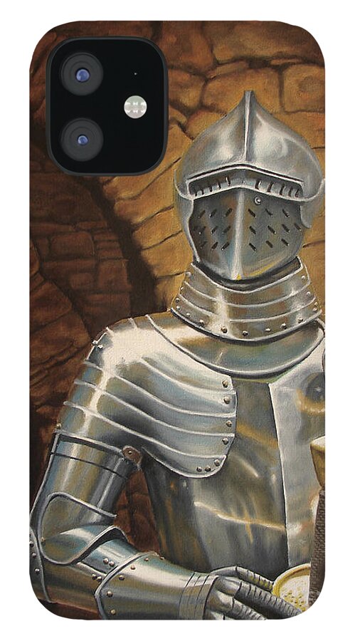 Knight iPhone 12 Case featuring the painting Knight by Ken Kvamme