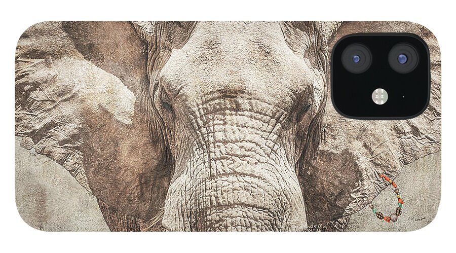 Lady iPhone 12 Case featuring the digital art Lady of the Savanah by Cindy Collier Harris