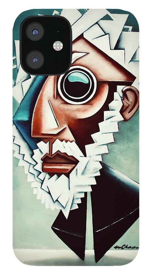 Sonny Rollins iPhone 12 Case featuring the painting Late Sonny by Martel Chapman