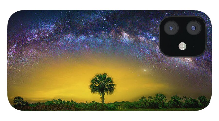 Milky Way iPhone 12 Case featuring the photograph Limitless by Mark Andrew Thomas