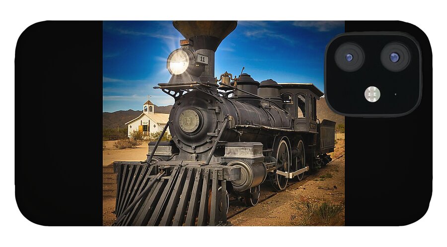 Virginia & Truckee iPhone 12 Case featuring the photograph Locomotive VT Reno 11 by Mark Valentine