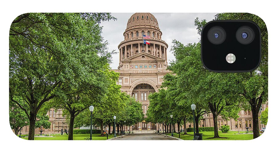 Austin iPhone 12 Case featuring the photograph Lone Star Capital by Erin Marie Davis