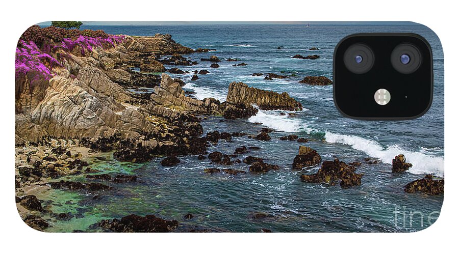 Beach iPhone 12 Case featuring the photograph Lover's Point Rocky Coast by David Levin