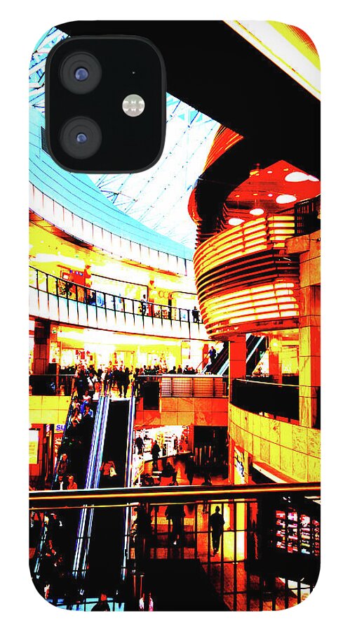 Mall iPhone 12 Case featuring the photograph Mall In Warsaw, Poland 4 by John Siest