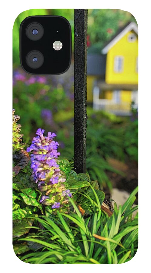 Flower iPhone 12 Case featuring the photograph Mini Garden Happy Home by Portia Olaughlin