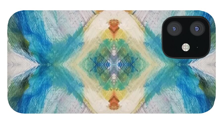 Vibrant iPhone 12 Case featuring the digital art Miracles by Alexandra Vusir