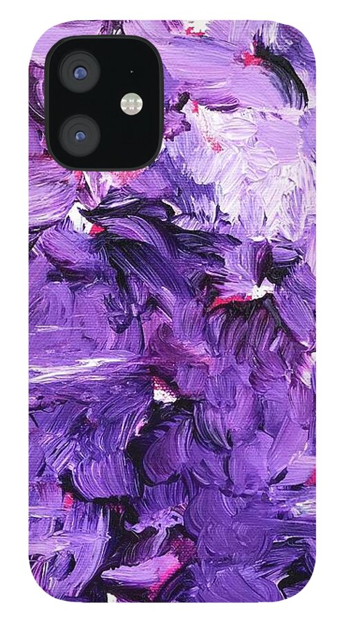 Mirage iPhone 12 Case featuring the painting Mirage #10 by Milly Tseng