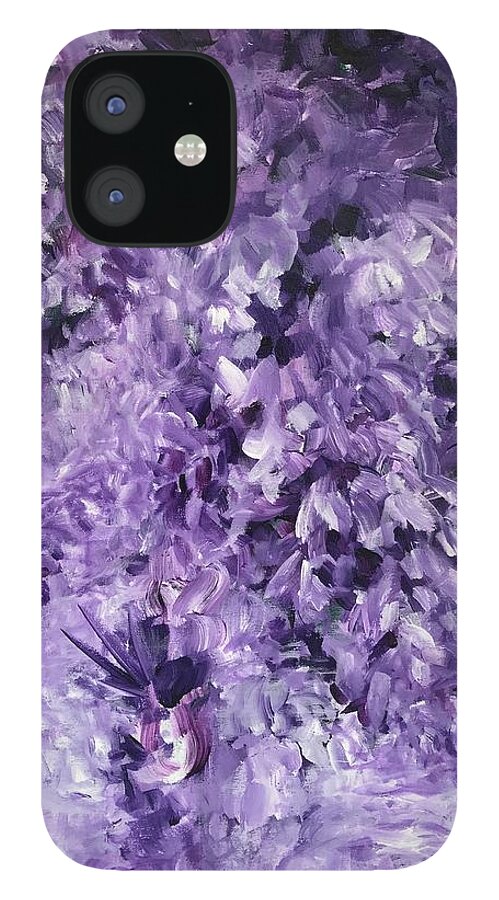 Mirage iPhone 12 Case featuring the painting Mirage #2 by Milly Tseng