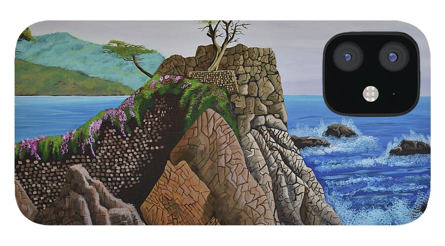 Monterey iPhone 12 Case featuring the digital art Monterey by Yenni Harrison