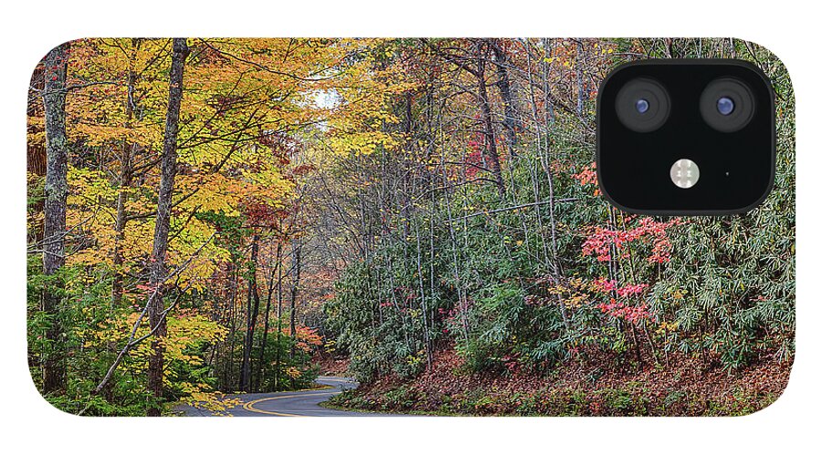 Fall iPhone 12 Case featuring the photograph Mountain Road by Jim Miller