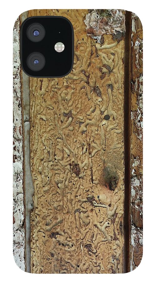 Historic iPhone 12 Case featuring the photograph My Neighborhood Estes Textures 2v2 by Laura Davis