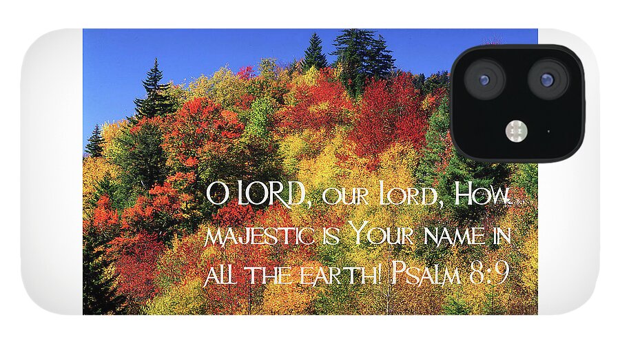 Autumn iPhone 12 Case featuring the photograph O LORD, Our Lord. How Majestic in Your Name by James C Richardson