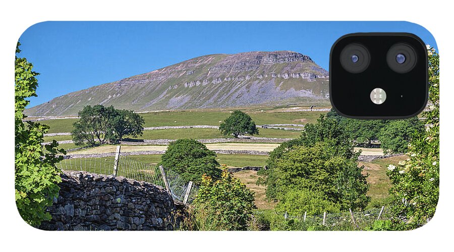 England iPhone 12 Case featuring the photograph Pen-y-ghent by Tom Holmes Photography