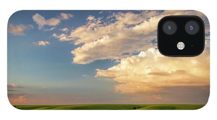 America iPhone 12 Case featuring the photograph Quiet on the Prairie by Scott Bean