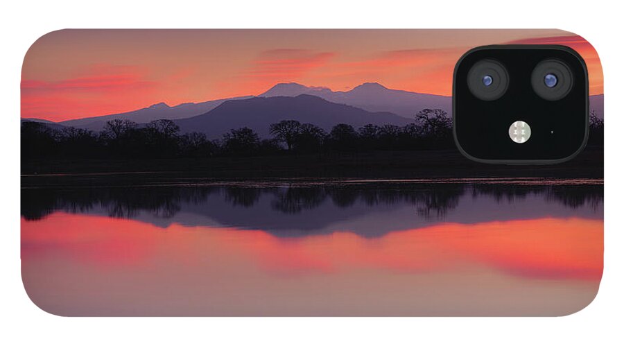 Lake iPhone 12 Case featuring the photograph Reflective Serenity by Mike Lee