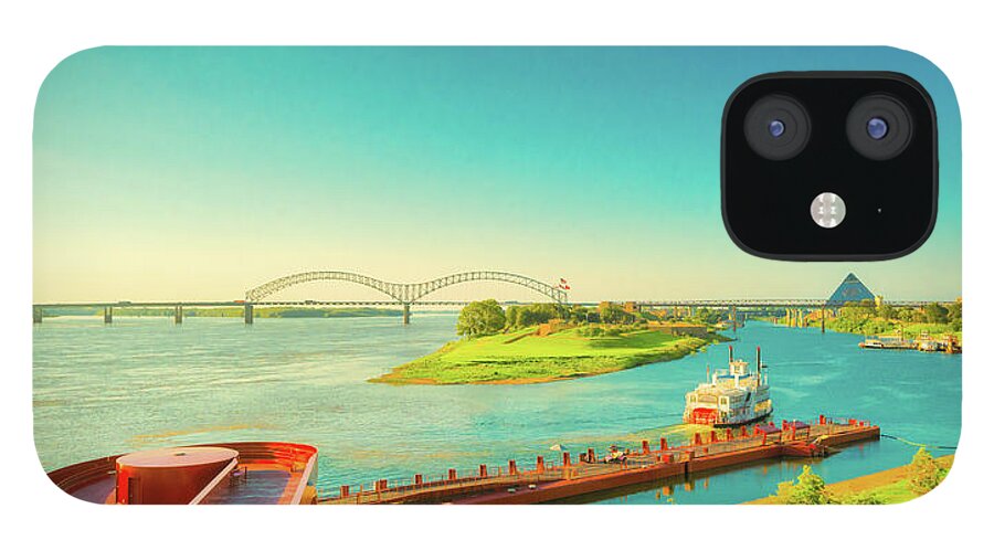 Birthplace Of Rock 'n Roll iPhone 12 Case featuring the photograph Rolling on the River by Darrell DeRosia