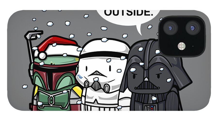 Star Wars Christmas Boba Its Cold Outside Graphic Coffee Mug by