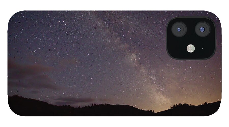 Astronomy iPhone 12 Case featuring the photograph Stars over Swafford pond by Loyd Towe Photography