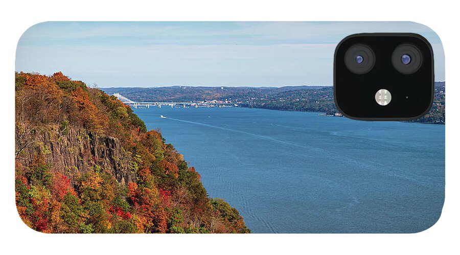 Landscape iPhone 12 Case featuring the photograph State Line Lookout Fall Foliage by Chad Dikun