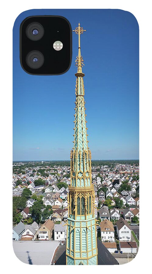 Spire iPhone 12 Case featuring the photograph St.Florian by Jim West