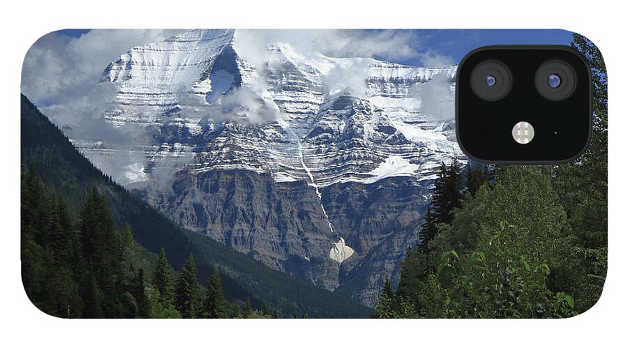 Mt. Robson iPhone 12 Case featuring the photograph The Canadian Rockies' Mt. Robson by Steve Wolfe