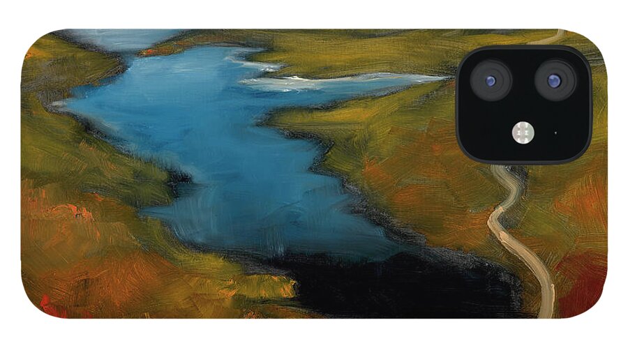 Loch iPhone 12 Case featuring the painting The Course by Roger Clarke