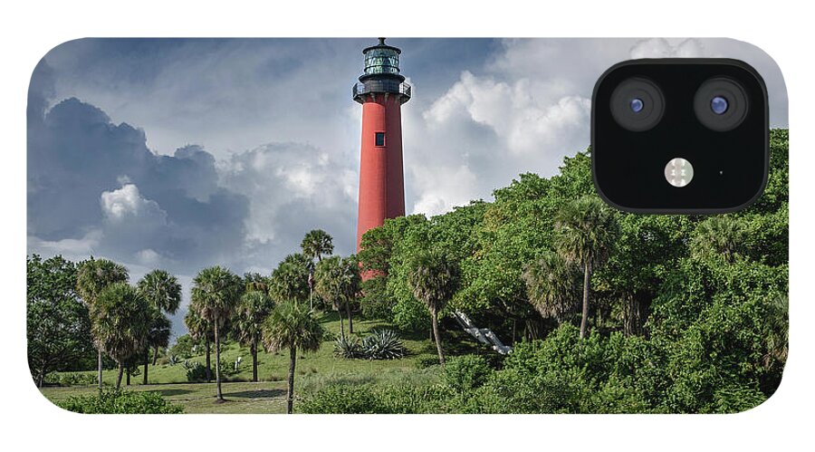 Jupiter Lighthouse iPhone 12 Case featuring the photograph The Jupiter Inlet Lighthouse by Laura Fasulo