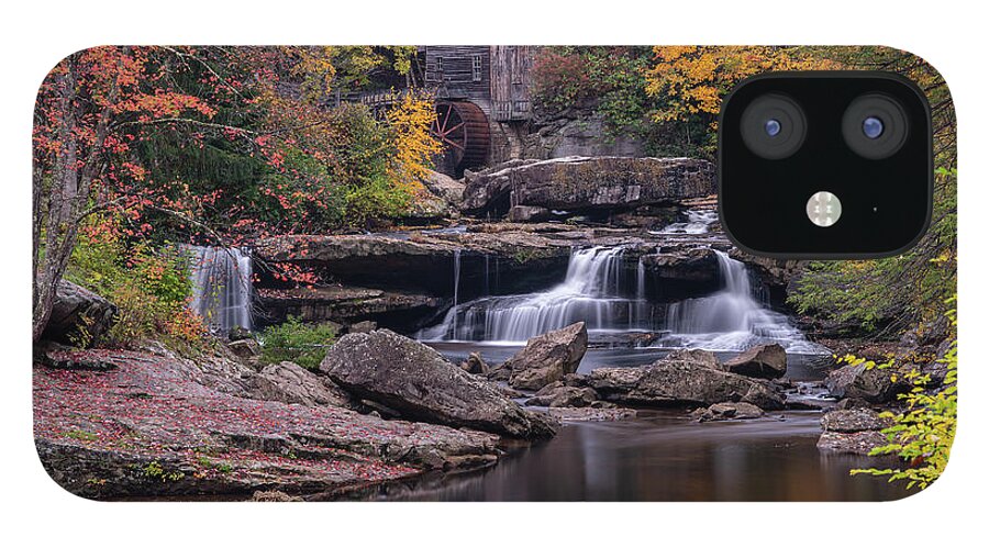 Autumn iPhone 12 Case featuring the photograph The Mill at Glade Creek, Autumn by Arthur Oleary