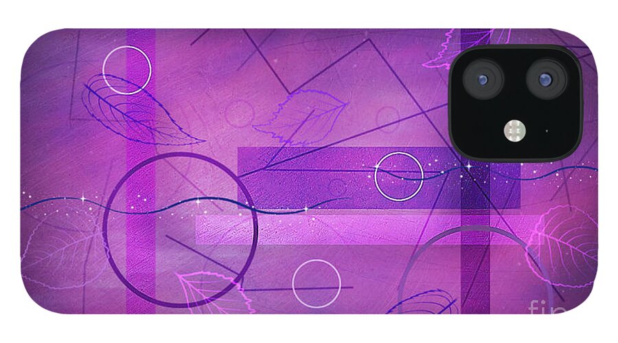 The Passage Of Time iPhone 12 Case featuring the digital art The Passage Of Time by Diamante Lavendar