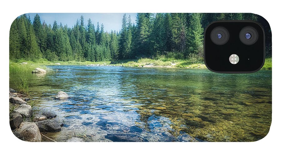 Priest River iPhone 12 Case featuring the photograph The Priest River by Dan Eskelson