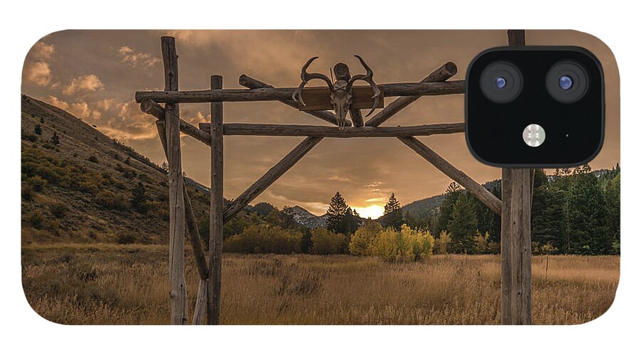 Idaho iPhone 12 Case featuring the photograph The Ranch, Victor by Arthur Oleary