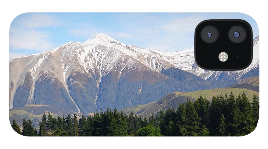 Train Journey iPhone 12 Case featuring the photograph TranzAlpine train, New Zealand by Lynn Hunt