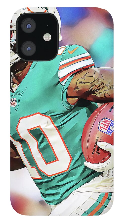 Tyreek Hill Miami Dolphins Impact Jersey Frame