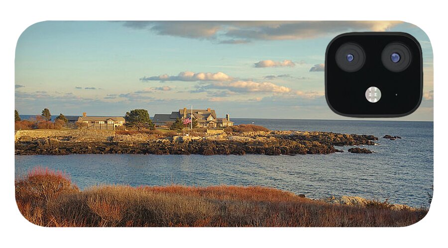 Walker's Point iPhone 12 Case featuring the photograph Walker's Point Kennebunkport Maine by Russel Considine