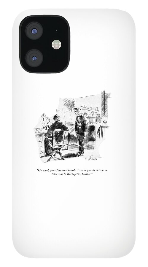 Wash Your Hands And Face iPhone 12 Case