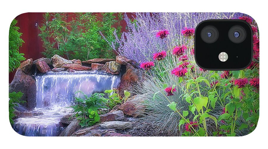 Waterfall iPhone 12 Case featuring the photograph Water Garden by Dan Eskelson
