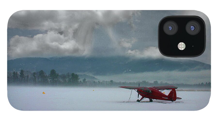 Plane iPhone 12 Case featuring the photograph Winter Plane by Wayne King