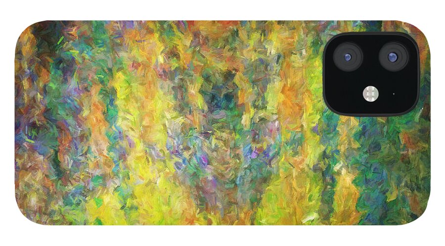 Modern Art iPhone 12 Case featuring the painting Zentrance by Trask Ferrero