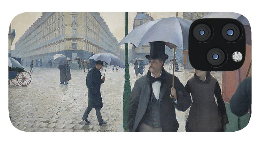 Paris Street Rainy Day Iphone 12 Pro Max Case For Sale By Gustave Caillebotte