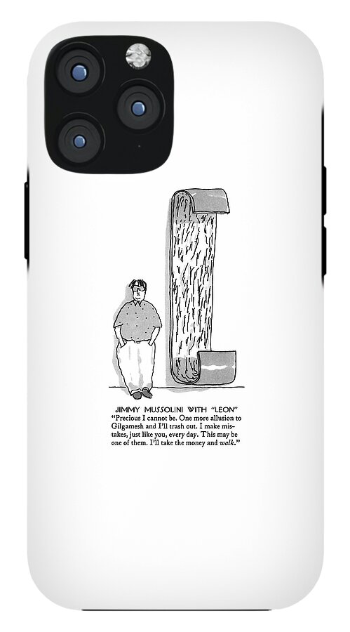 Jimmy Mussolini With Leon, Precious I Cannot Be iPhone 12 Pro Max Tough Case
