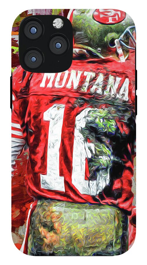 Joe Montana Football Digital Fantasy Painting San Francisco 49ERS iPhone 12  Pro Max Tough Case by David Haskett II - Instaprints