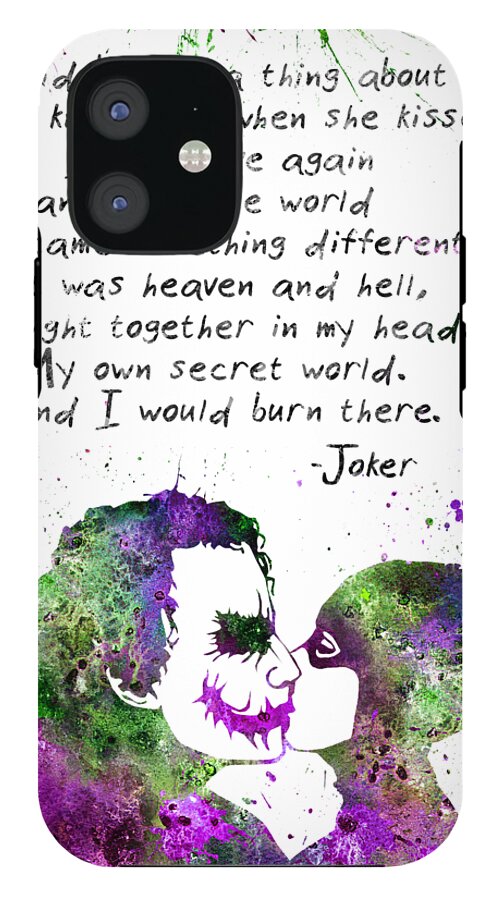 Harley Quinn and Joker iPhone 12 Tough Case by Art Galaxy - Pixels