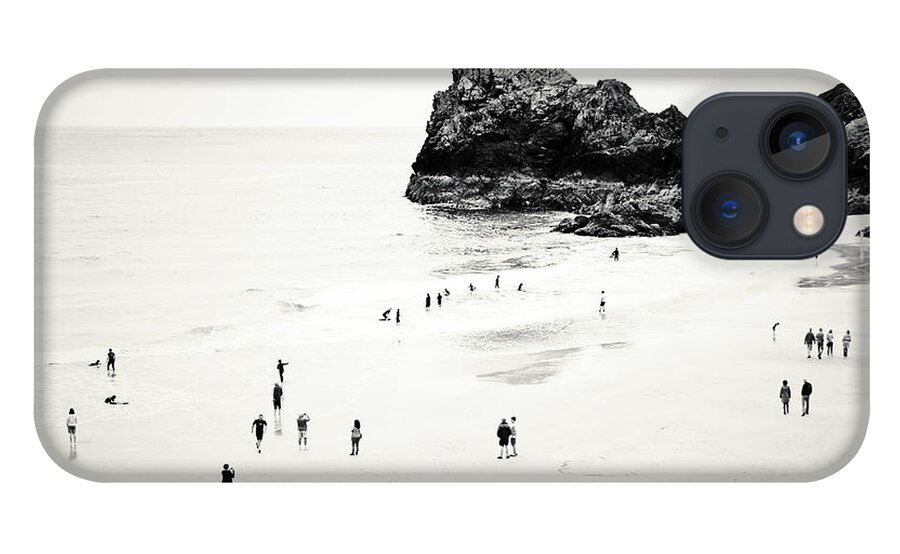 Cornwall iPhone 13 Case featuring the photograph Cornwall beach life by Dorit Fuhg