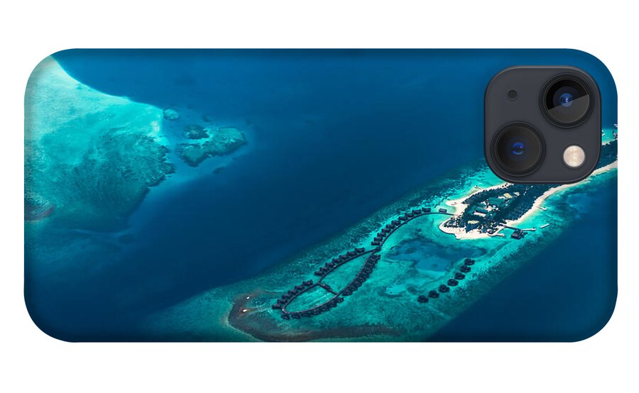 Aerial Photograph iPhone 13 Case featuring the photograph Above Paradise #1 by Hannes Cmarits