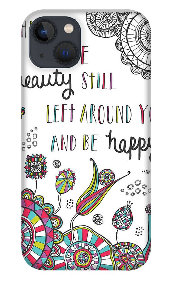 Susan Claire iPhone 13 Case featuring the photograph Anne Frank Quote #1 by MGL Meiklejohn Graphics Licensing